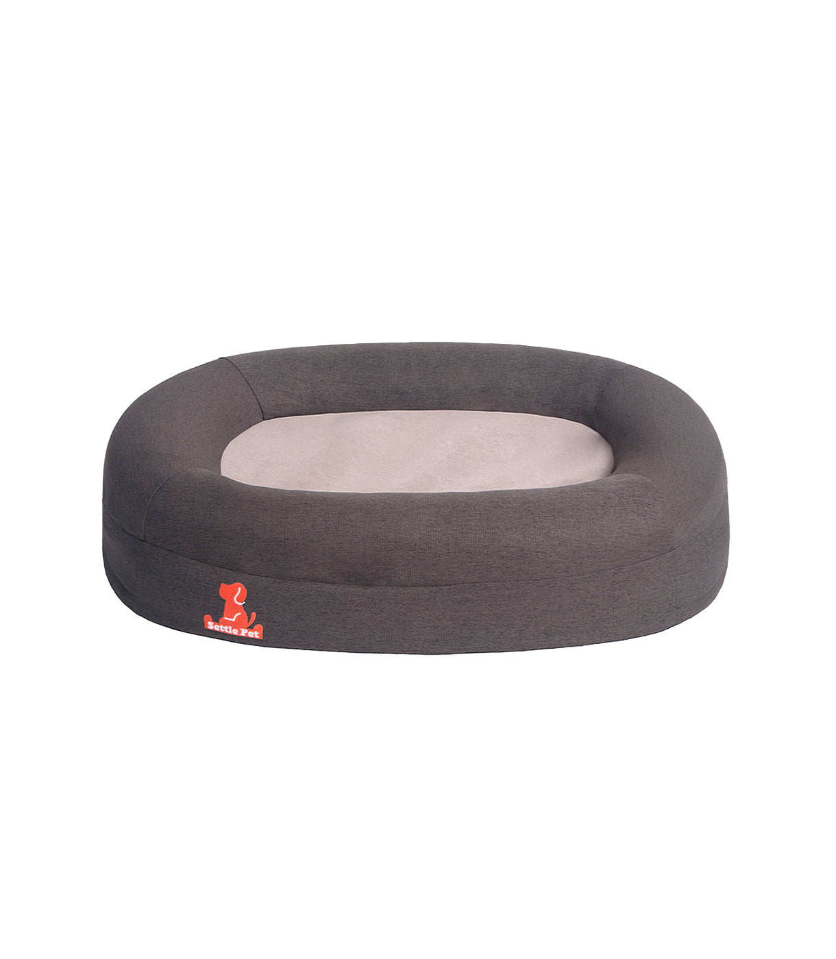 Small Cloud Gray Settle Bed
