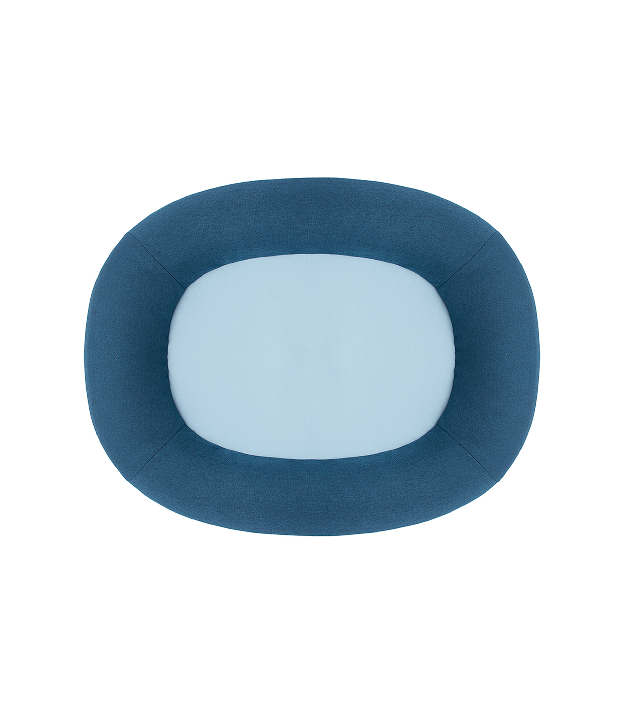Small Twilight Blue Settle Bed