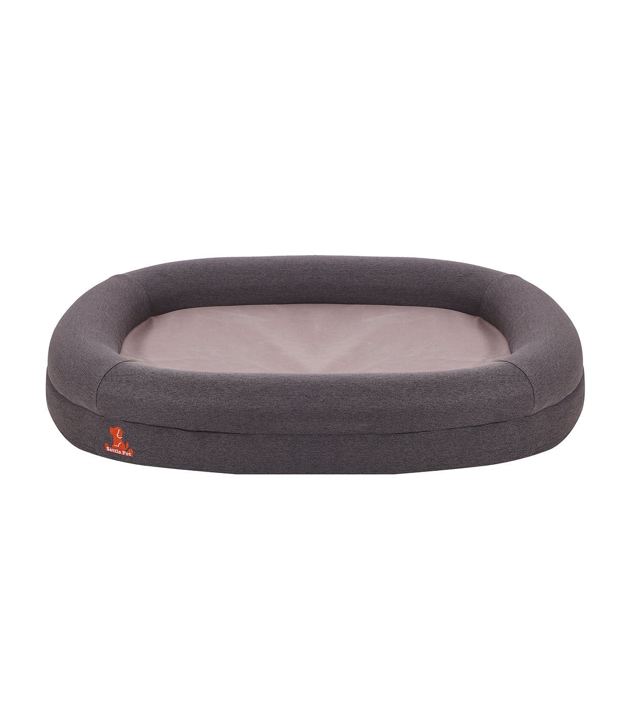 Large Cloud Gray Settle Bed