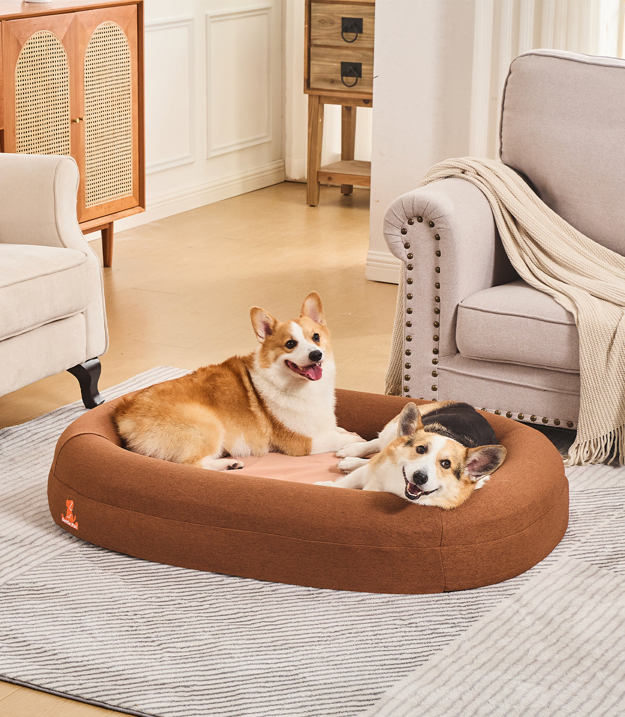 Large Cocoa Mocha Settle Bed