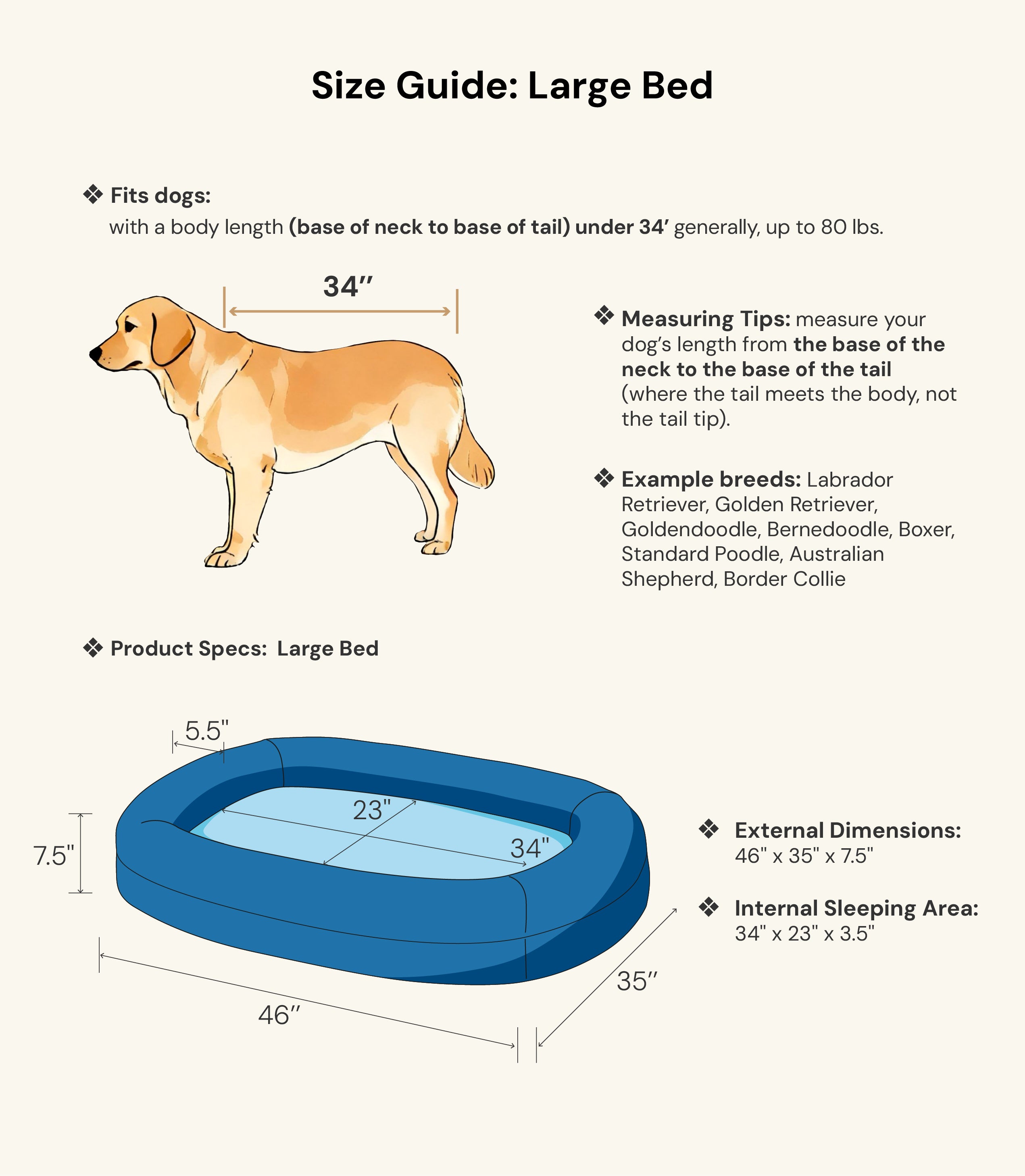 Large Twilight Blue Settle Bed