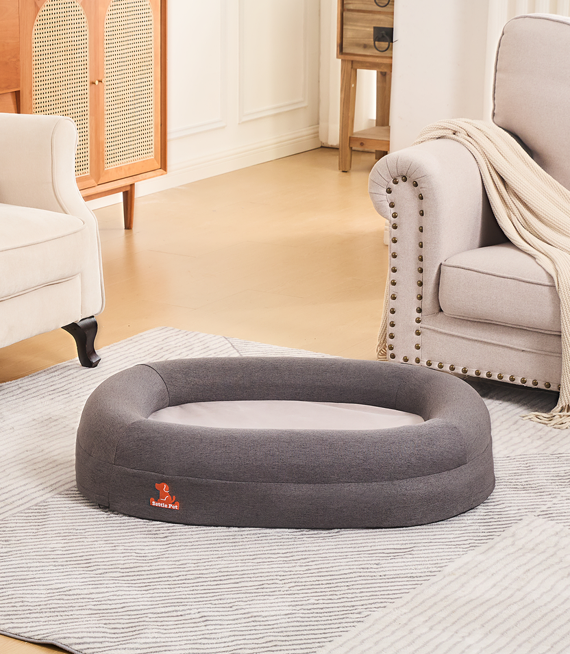 Settle Pet - Best Human-Grade Orthopedic Memory Foam Dog Beds