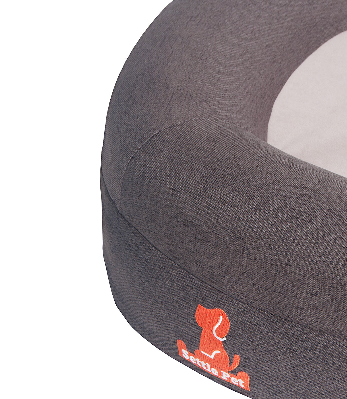 Small Cloud Gray Settle Bed