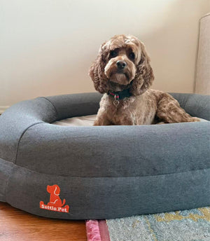 Medium Cloud Gray Settle Bed