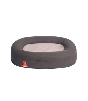 Small Cloud Gray Settle Bed