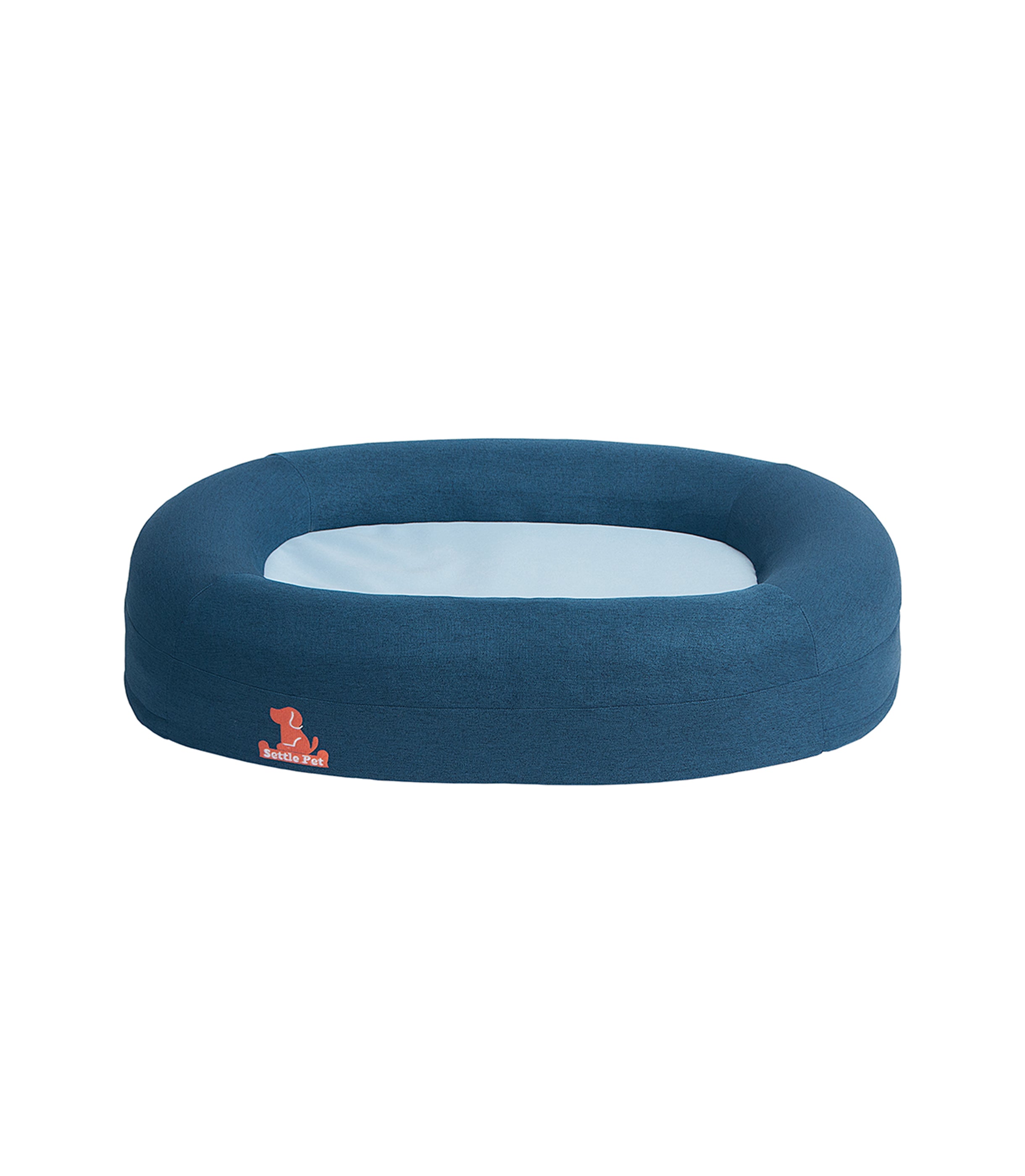Small Twilight Blue Settle Bed