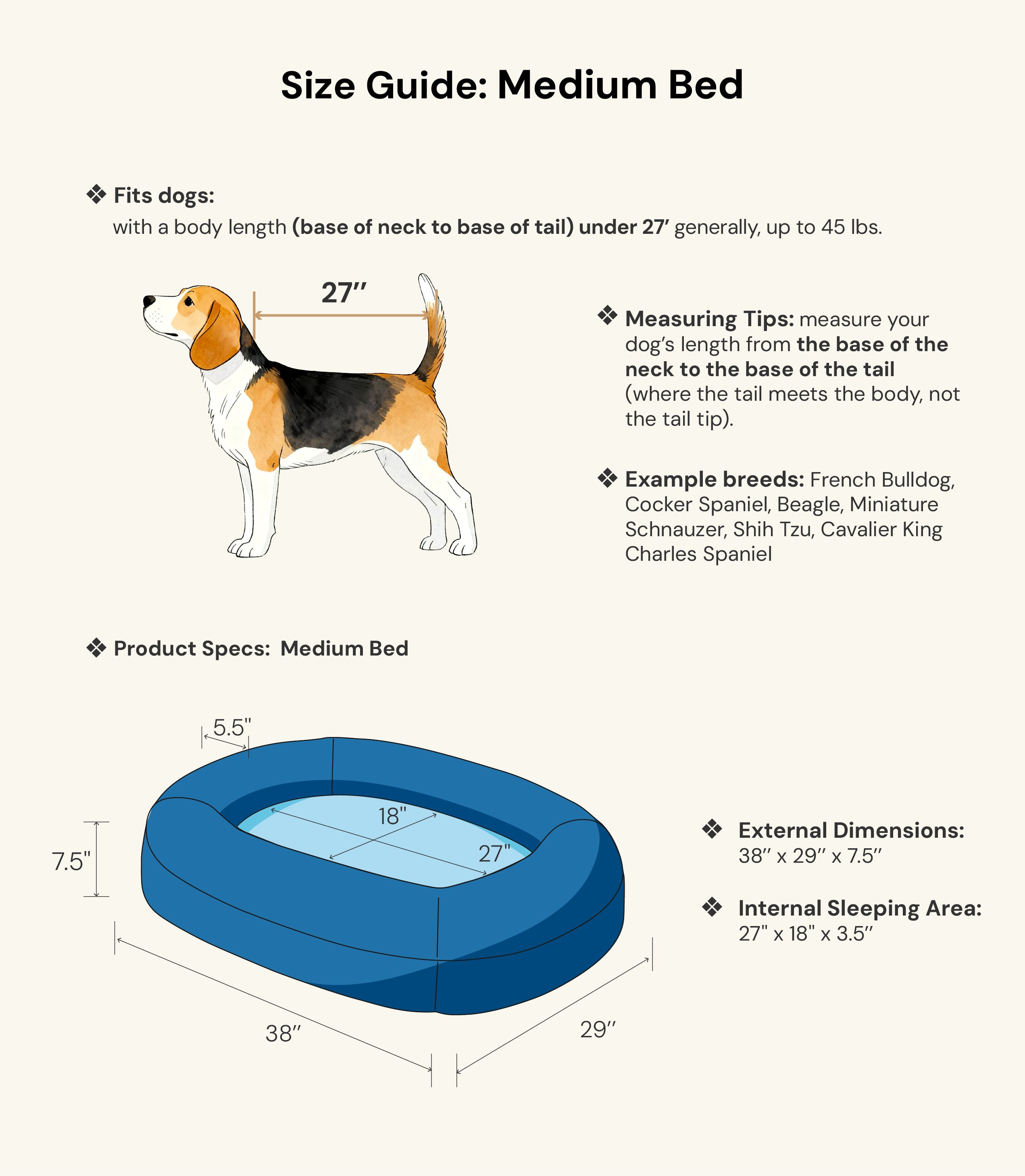 Medium Twilight Blue Settle Bed