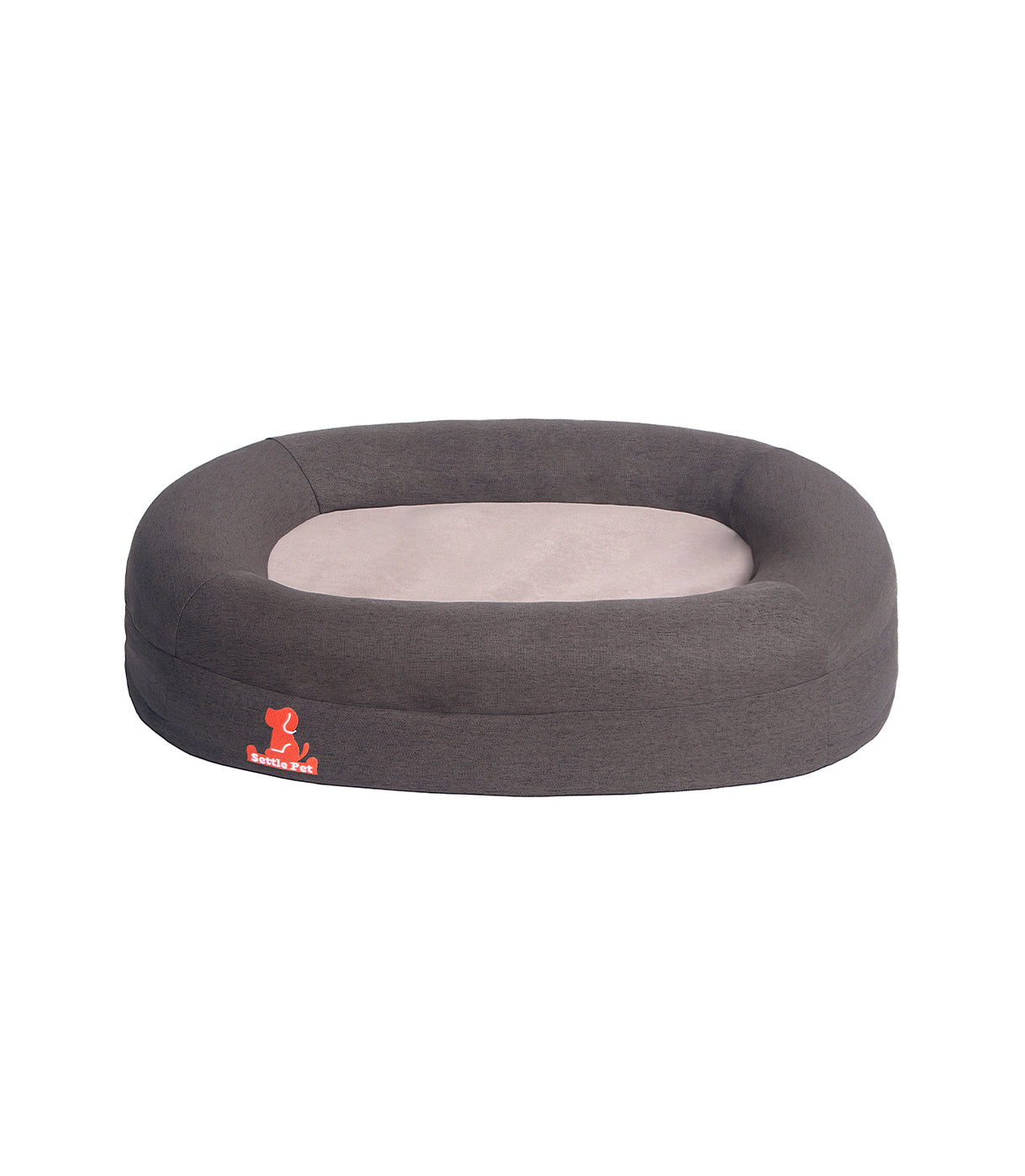 Small Cloud Gray Settle Bed