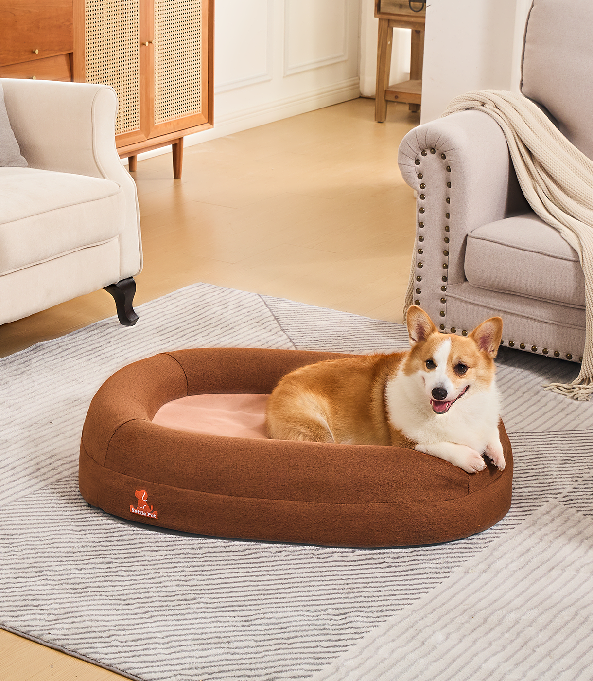 Medium Cocoa Mocha Settle Bed