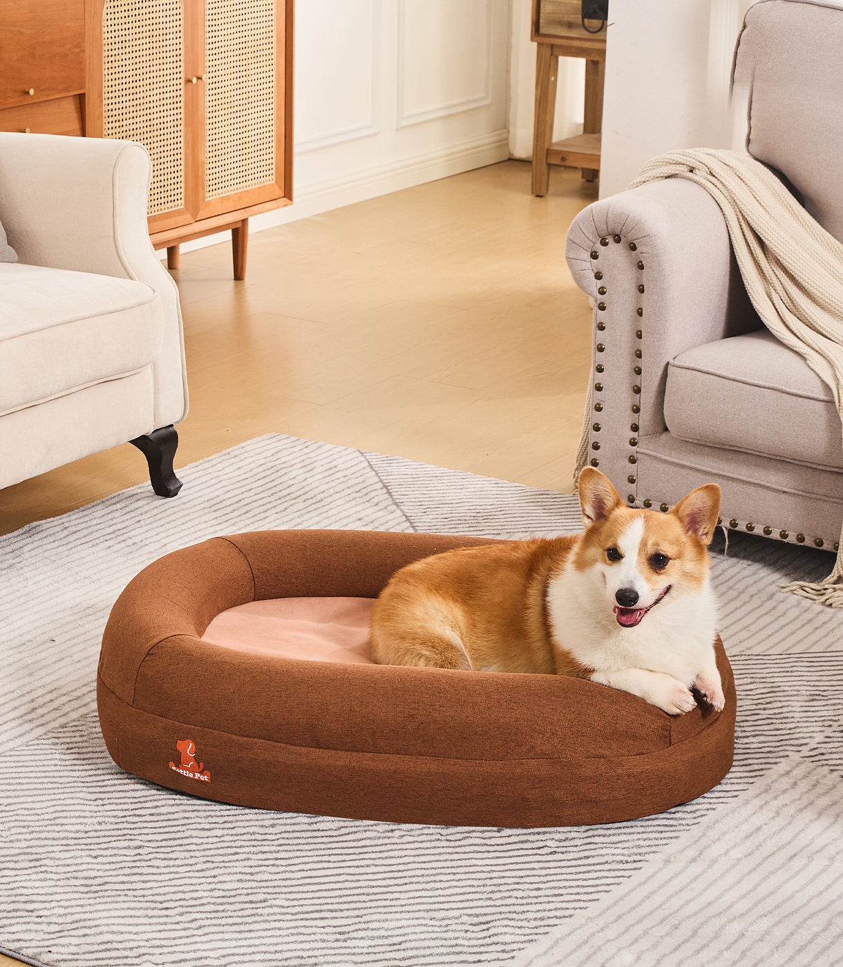 Medium Cocoa Mocha Settle Bed