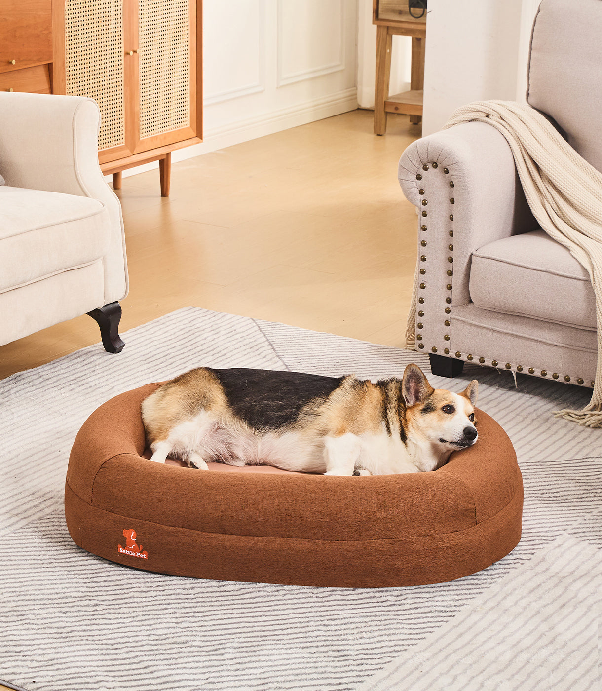 Medium Cocoa Mocha Settle Bed