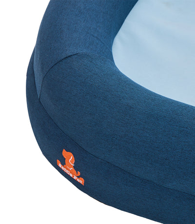 Large Twilight Blue Settle Bed Cover