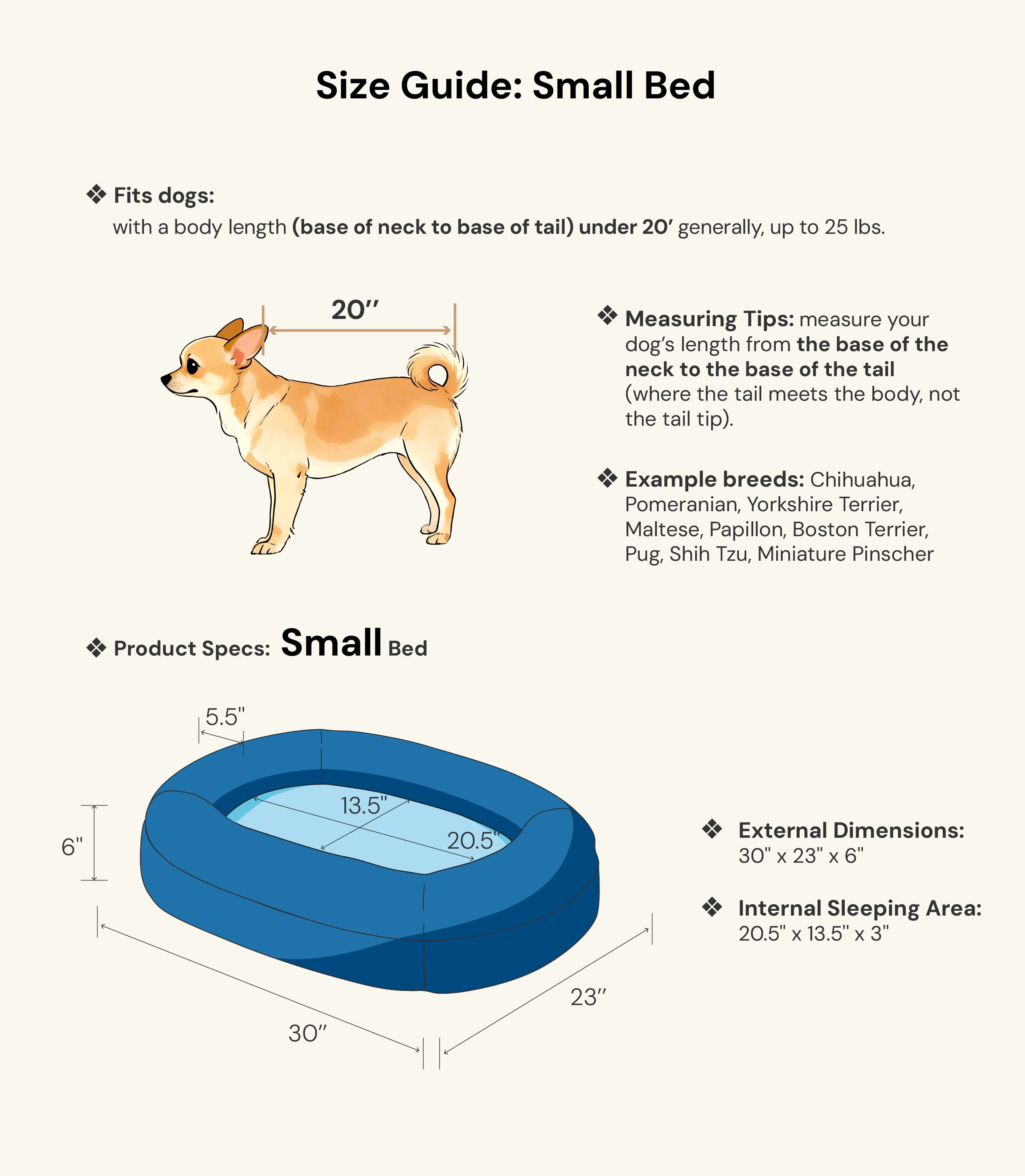 Small Twilight Blue Settle Bed